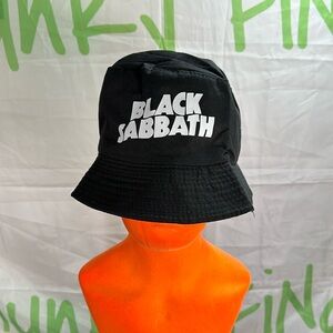 Black Sabbath Logo Inspired Reversible Printed Bucket Hat